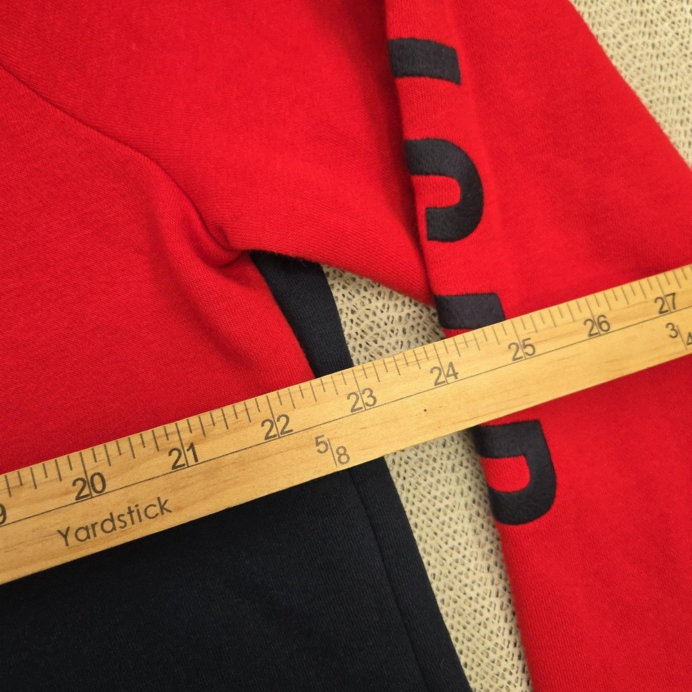 Tommy Hilfiger Denim Sweater‎ Dress Womens Medium Colorblock Hoodie Long Sleeve - Picture 5 of 11